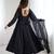 black georgette festive kurta set