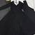 black georgette festive kurta set
