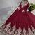 maroon georgette festive kurta set