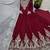 maroon georgette festive kurta set