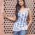 Floral Top with Schiffli Lace