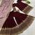 maroon faux georgette festive kurta set