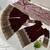 maroon faux georgette festive kurta set