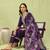 purple viscose festive kurta set
