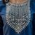 teal-blue silk blend festive kurta set