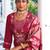 pink viscose silk festive kurta set