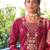pink viscose silk festive kurta set