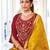 maroon viscose silk festive kurta set
