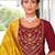 maroon viscose silk festive kurta set