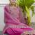 pink silk blend festive kurta set