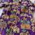 Kids festive purple elephant motif kurta and orange dhoti set