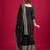 black chinon festive kurta set