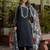 black viscose festive kurta set