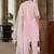light-pink silk blend festive kurta set
