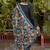 black viscose festive kurta set