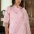 light-pink silk blend festive kurta set