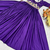 purple crepe festive wear anarkali
