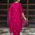 pink silk blend festive kurta set
