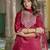 pink silk blend festive kurta set