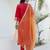 pink rayon festive kurta set
