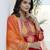 pink rayon festive kurta set