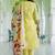 yellow chanderi silk festive kurta set