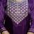 purple silk blend festive kurta set