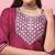 pink silk blend festive kurta set