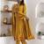 yellow vichitra festive kurta set