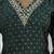 green chanderi silk festive kurta set