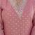 pink chanderi silk festive kurta set