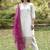white chanderi silk festive kurta set