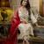 beige silk blend festive kurta set