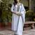 white viscose festive kurta set