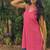 The Rani Pink Chikankari Halter Kurti
