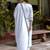 white viscose festive kurta set