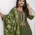 mehendi viscose silk festive kurta set