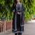 black viscose festive kurta set