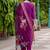 purple viscose festive kurta set