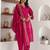 pink viscose silk festive kurta set