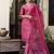 pink viscose festive kurta set