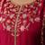 maroon viscose silk festive kurta set