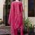 pink viscose festive kurta set