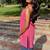 The Rani Pink Chikankari Halter Kurti