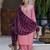 pink cotton silk festive kurta set