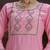 pink cotton silk festive kurta set