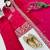 Red jimi choo embroidered palazzo suit set with dupatta