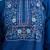 teal blended cotton festive kurta set