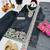 Black jimi choo embroidered palazzo suit set with dupatta