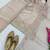 Beige jimi choo embroidered palazzo suit set with dupatta